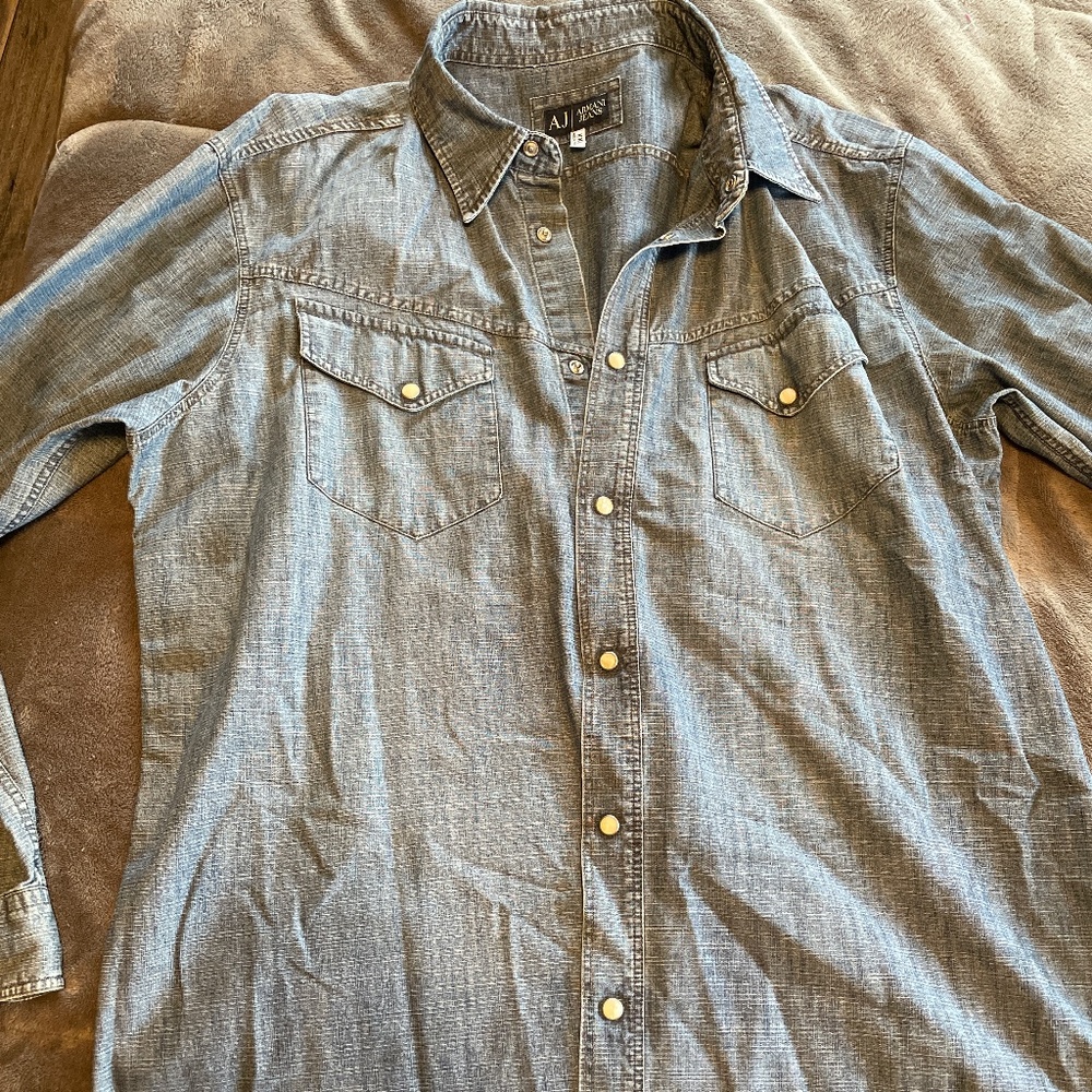 Mens Armani Dress Shirt